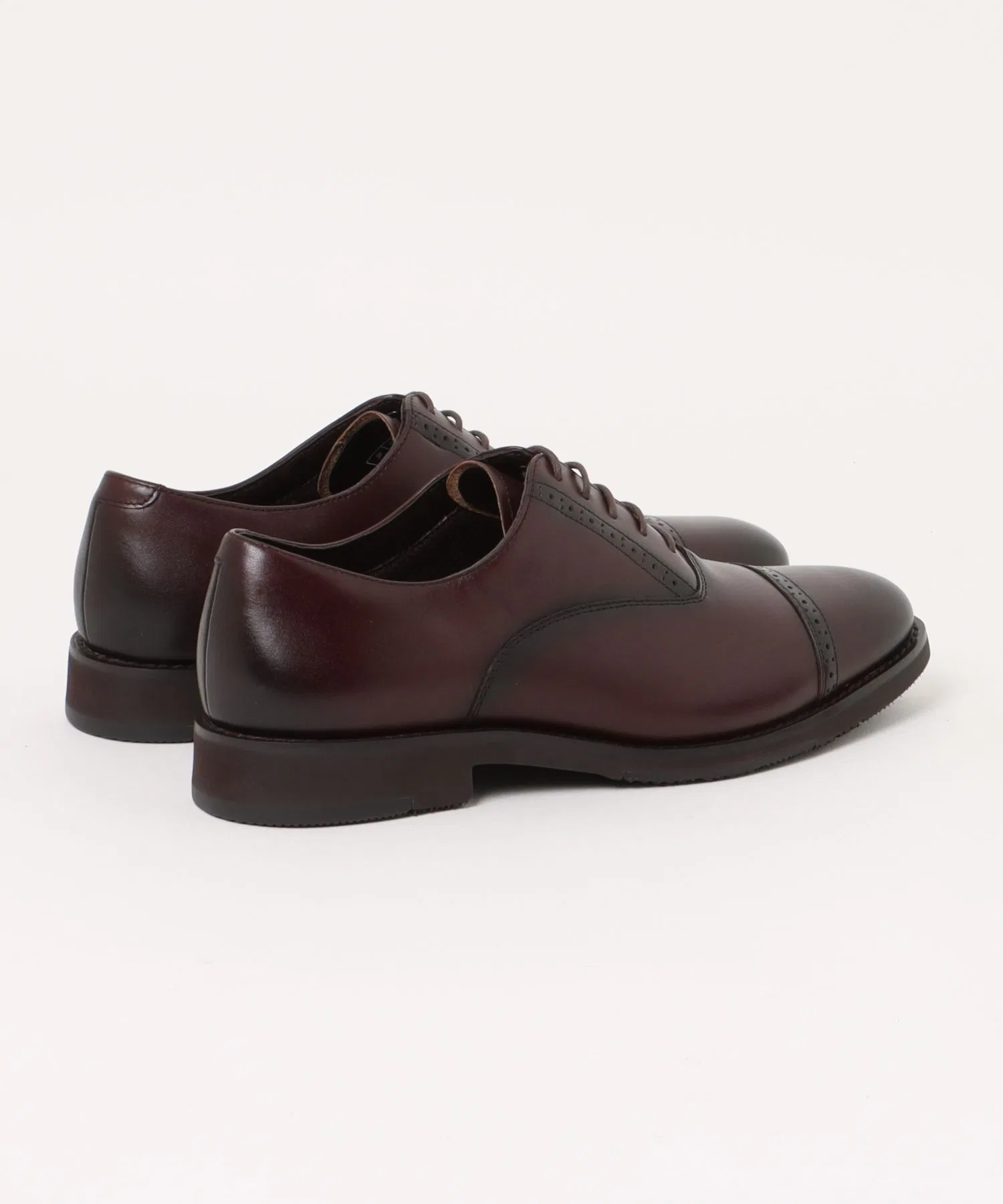 Мужские туфли из итальянской кожи ASBee CHARKIES с перфорацией тёмно-коричневые — фото 2