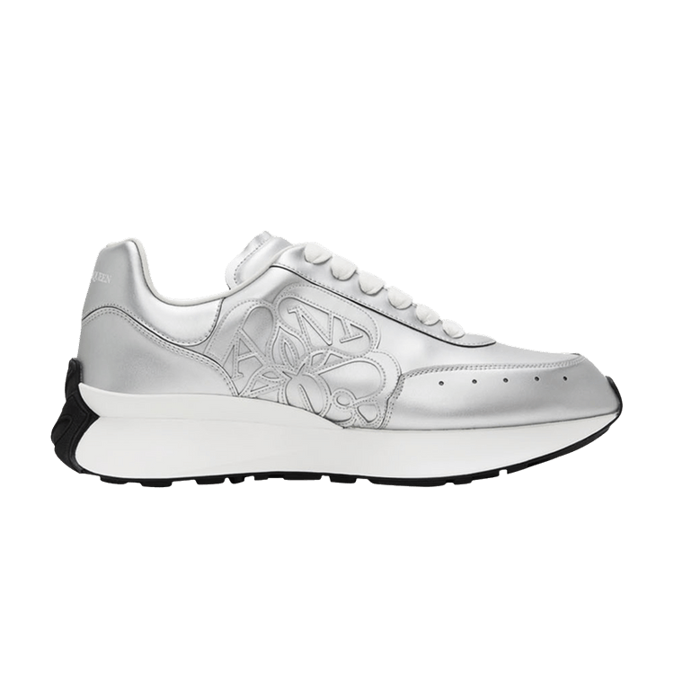 

Кроссовки Alexander McQueen Sprint Runner 'Silver', серебряный
