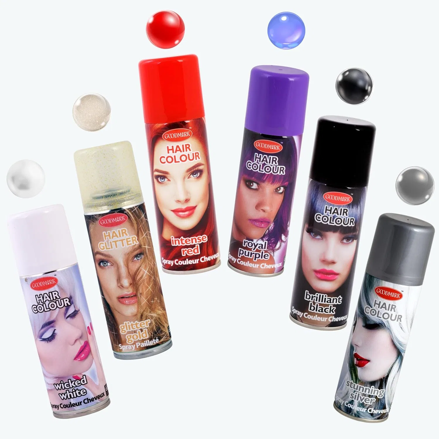Набор цветных лаков для волос от Nico Europe Nico Europe, Multicoloured