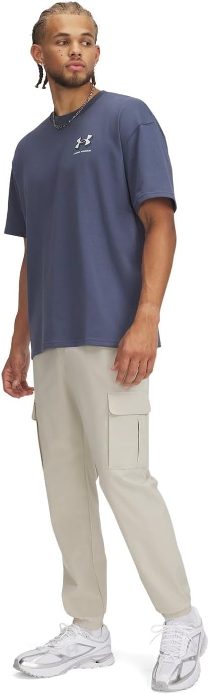 Штаны-карго Under Armour Unisex-Adult Ua Vibe Woven, Khaki Base — фото 3
