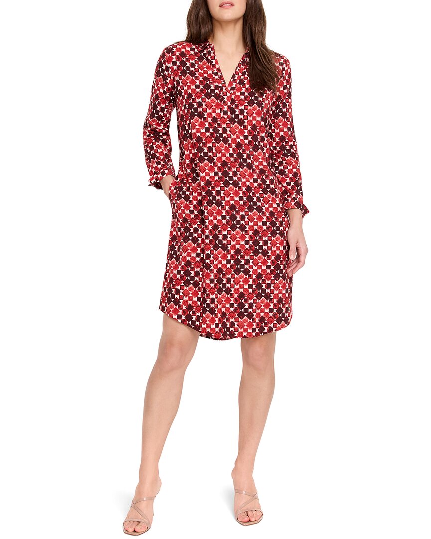 

Платье с геометрическим принтом в горох Nic + Zoe, мультиколор