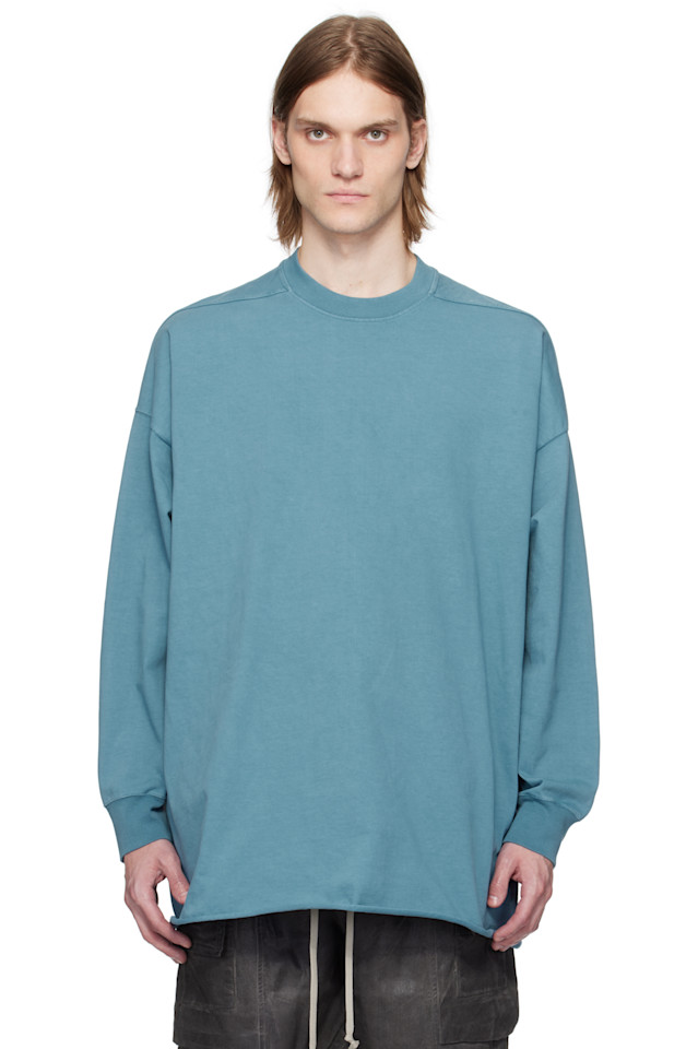 

Футболка Hollywood Tommy LS Rick Owens Drkshdw, цвет toothpaste
