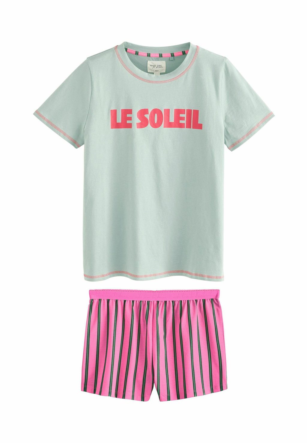 

Пижамный комплект SHORT SLEEVE - REGULAR FIT SET - Pyjamas Next, розовый