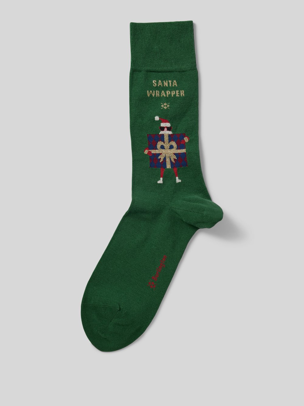

Носки с содержанием вискозы модель 'X-MAS WRAPPER' Burlington, зеленый