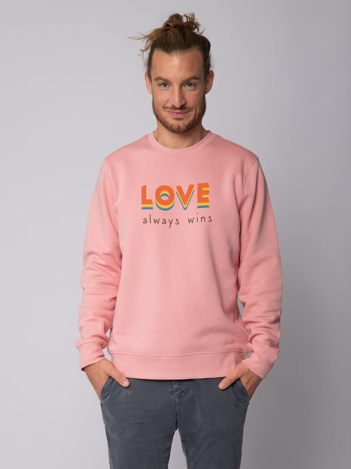 

Толстовка wat Apparel Love always wins, цвет canyon pink
