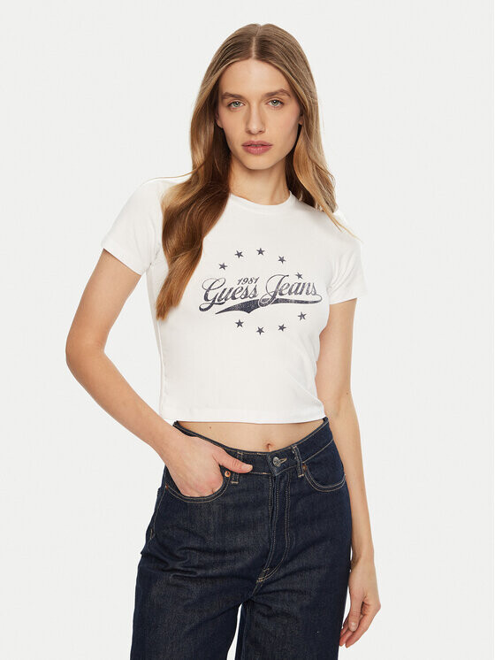 

Футболка стандартного кроя Guess, белый