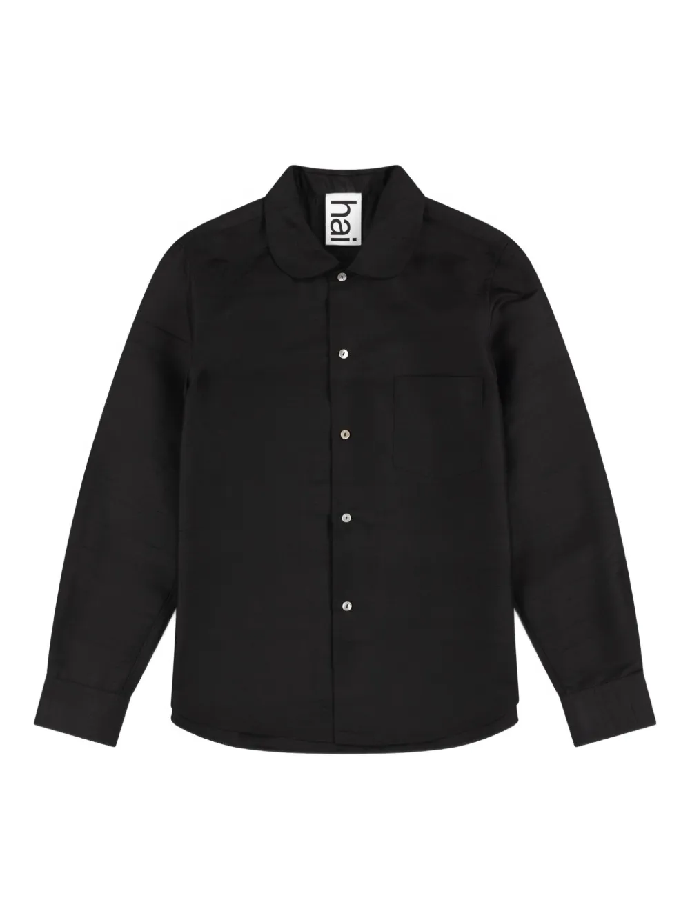 

Рубашка Elia с воротником Питер Пэн Hai, черный