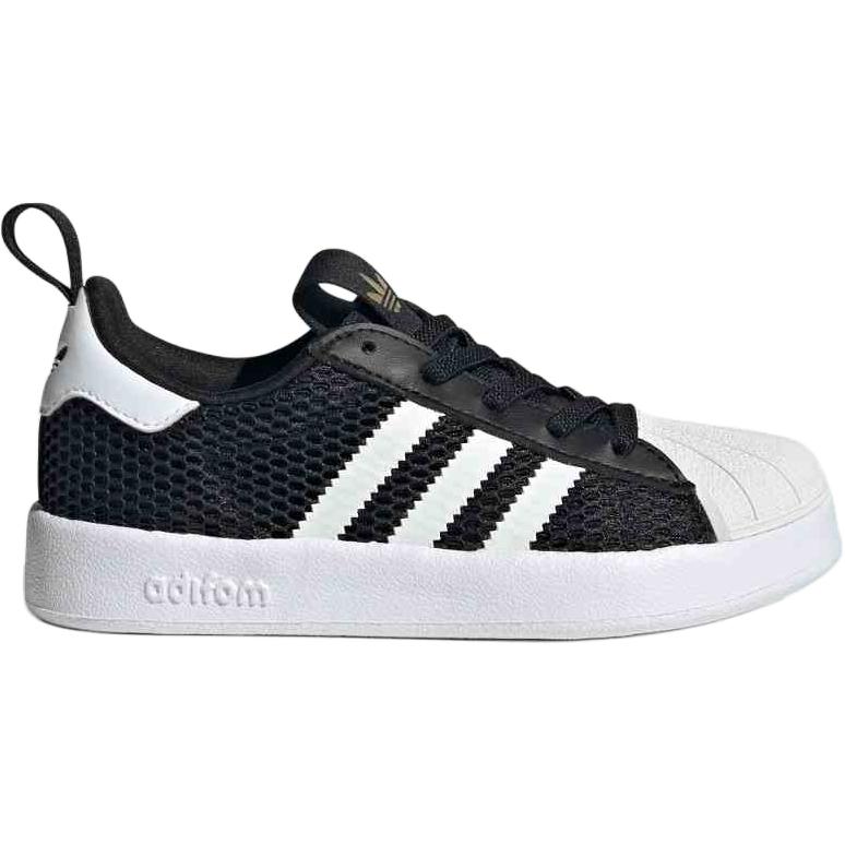 Детские кроссовки для скейтбординга SUPERSTAR 360 Low Top Adidas Originals, черный/белый — фото 3