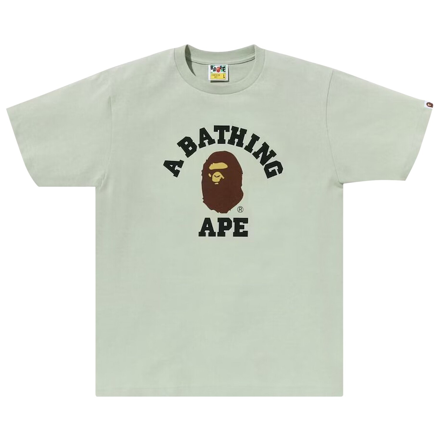 

Футболка BAPE Pigment College, Зеленая, Зеленый, Футболка BAPE Pigment College, Зеленая