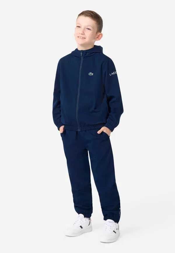 Куртка ветрозащитная Diamond taffeta wind jacke training jacket Lacoste, темно-синий — фото 2