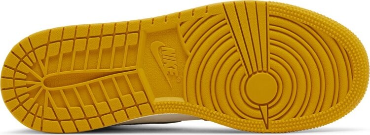Кроссовки Air Jordan 1 Retro High OG GS 'Yellow Ochre', желтый — фото 4