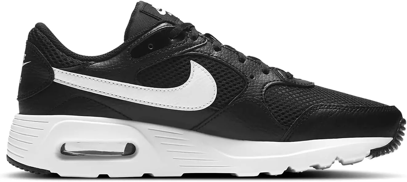 Детские гимнастические кроссовки Nike Air Max SC, белый/черный — фото 3