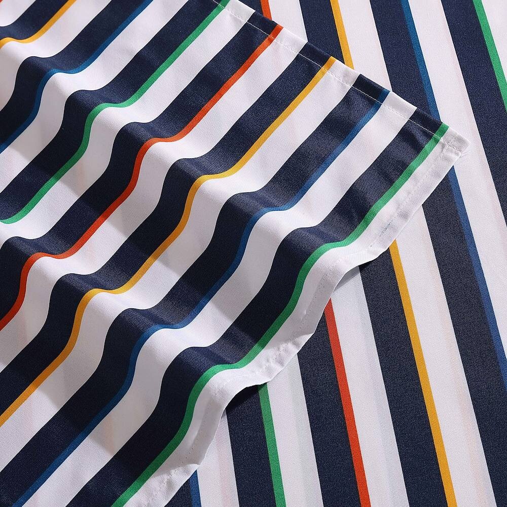 

Комплект простыней с принтом Eddie Bauer Kids и наволочками, цвет Blue Strips