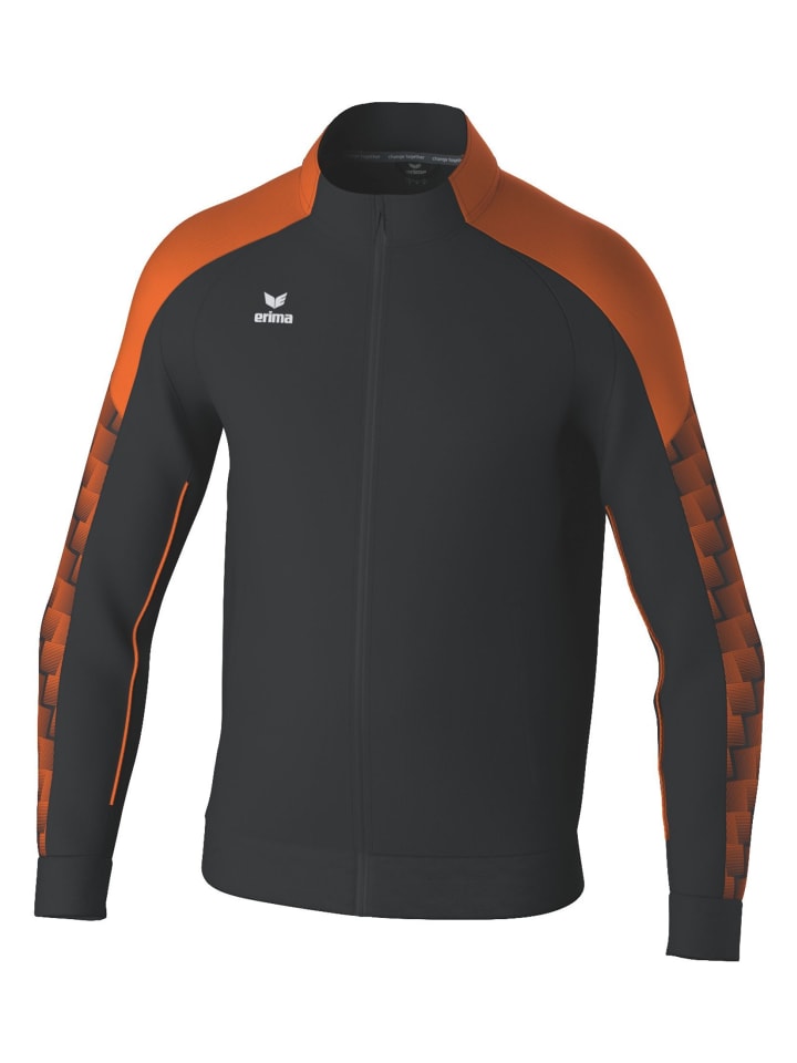 

Erima Универсальная тренировочная куртка для взрослых, черно-оранжевого цвета