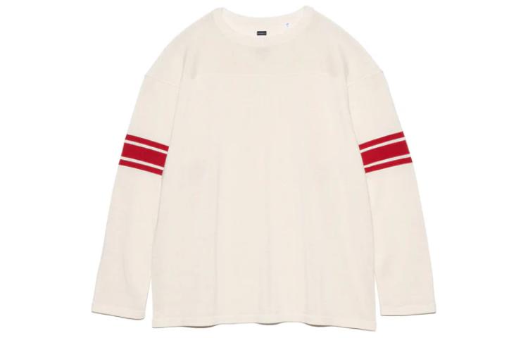 

Футболка Midshipman Striped Long Sleeve Nanamica, бежевый