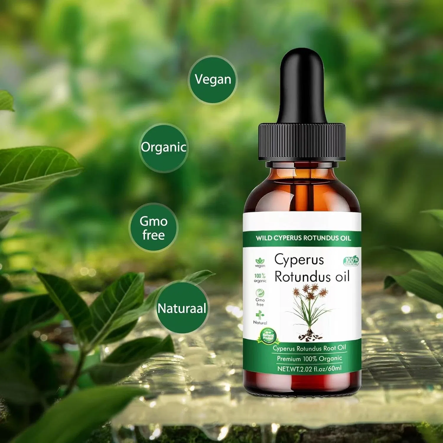 Масло для тела Cyperus Rotundus Oil Xuanocheng, 3 шт, 100% натуральное, для замедления роста волос — фото 3