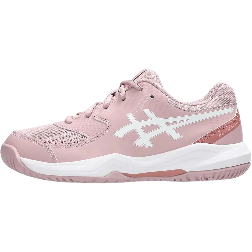 ASICS Gel Dedicate 8 устойчивые к истиранию дышащие поддерживающие низкие кроссовки для тренировок розовые детские