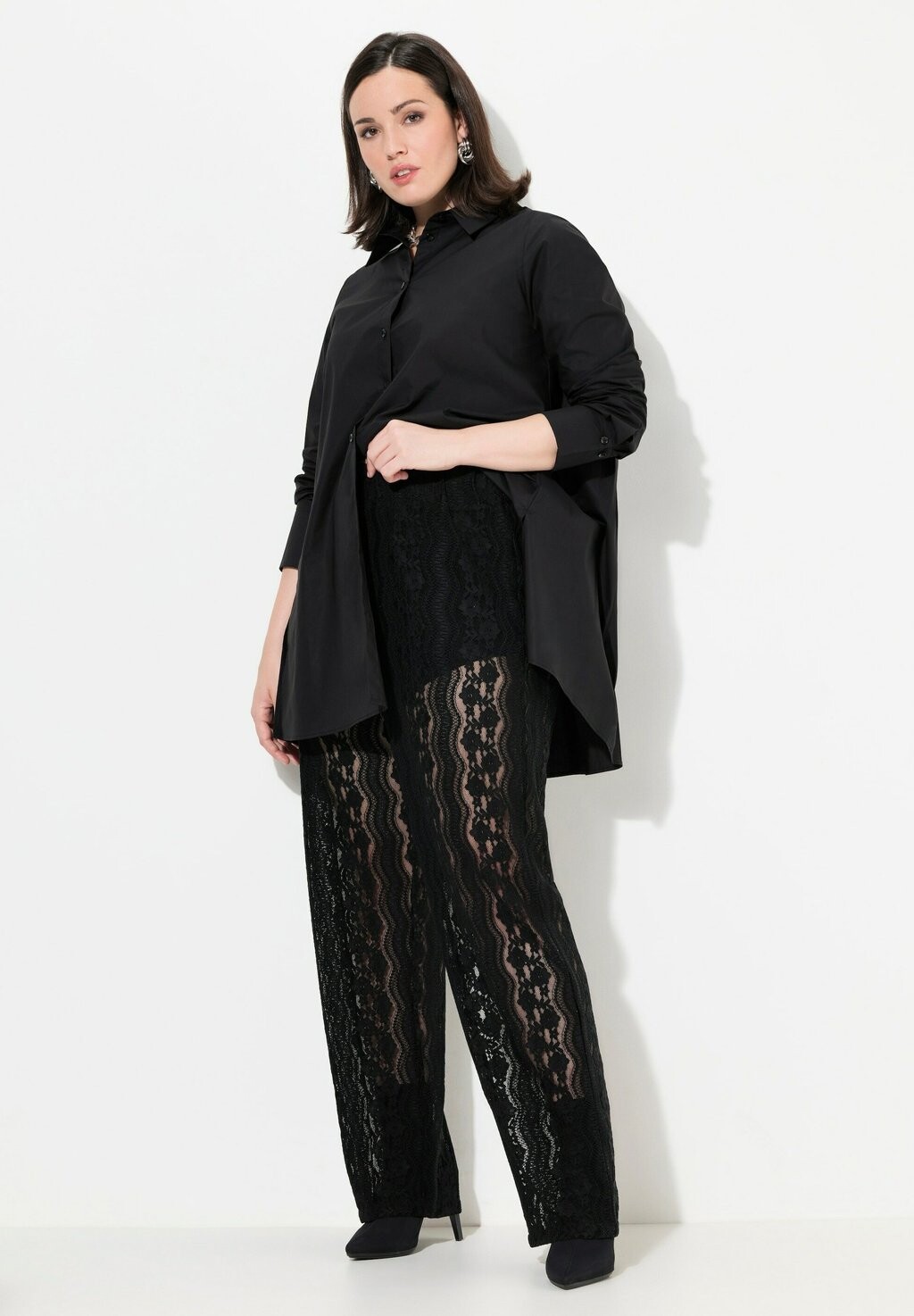 

Брюки SHEER Ulla Popken, черный