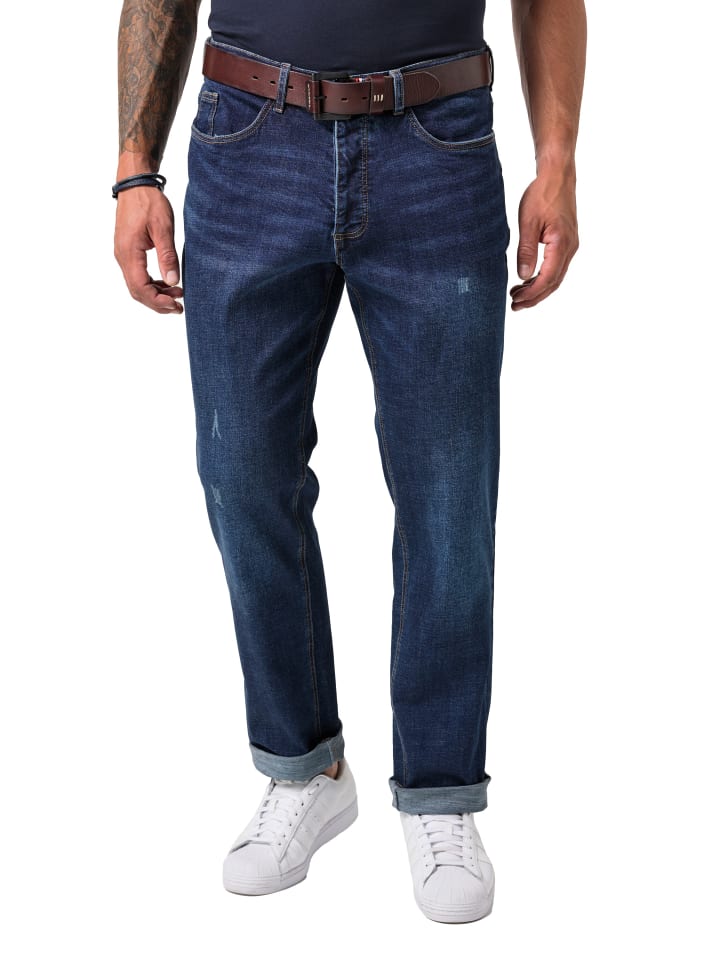 

JP1880 Джинсы из темно-синего денима