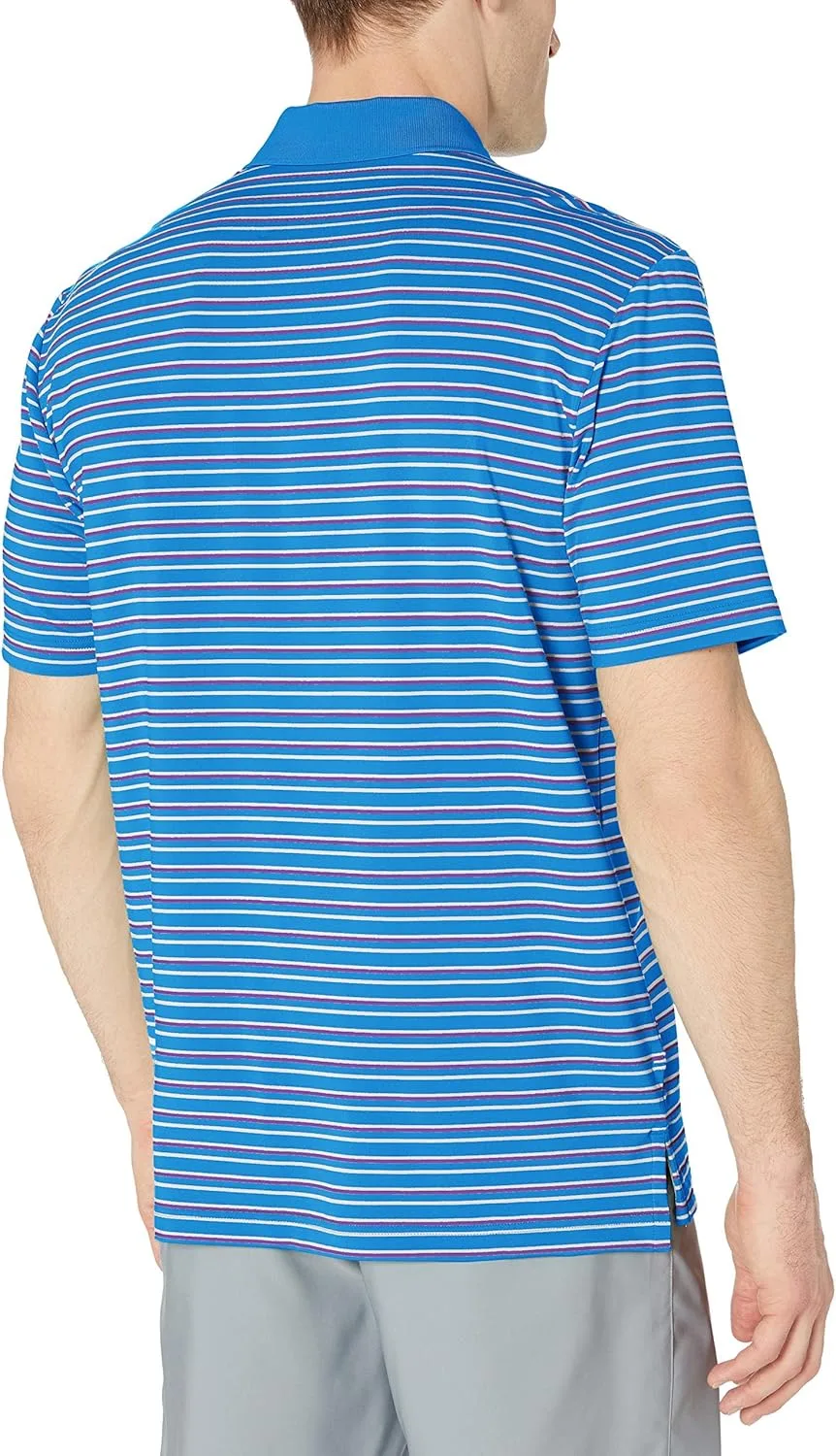 Мужская поло-рубашка Adidas Ultimate Classic Merch, синий/фиолетовый/серый — фото 3