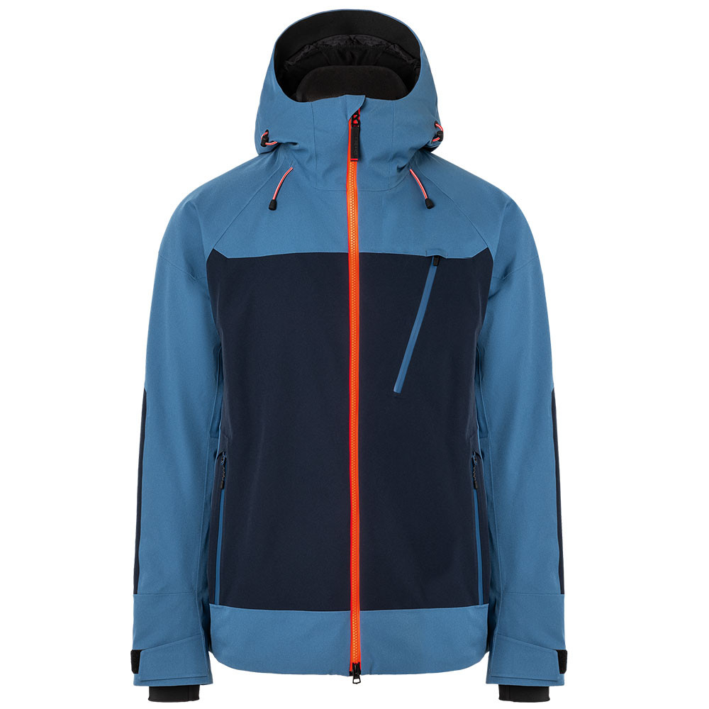 

Утепленная горнолыжная куртка Fire + Ice Tajo-T (мужская) - зима 2025 года, Blue Grey