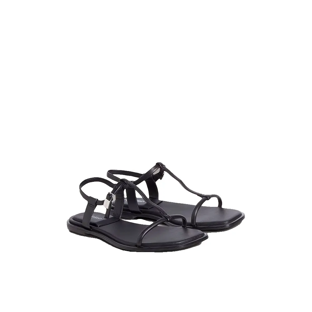 Сандалии Calvin Klein Squared Flat, черный