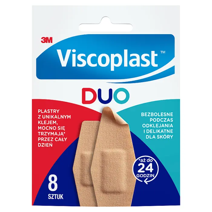 

Патчи Viscoplast Duo Zestaw Plastrów 2 Rozmiary, 8 шт