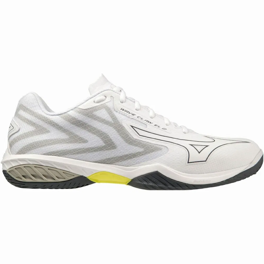 Кроссовки для бадминтона «Wave Claw EL 2» от Mizuno, White X Light Gray — фото 3