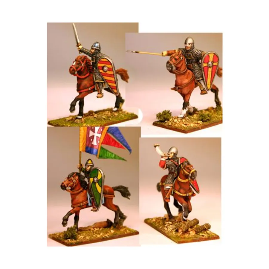 

Нормандско-бретонское командование милитов, Gripping Beast Miniatures - Viking Age (28mm)