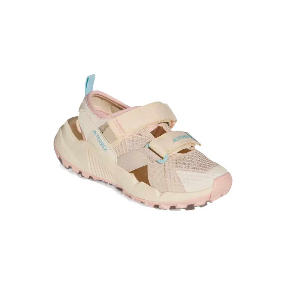 Сандалии Terrex Hydroterra Synthetic Leather, Textile Cushioning Quick Dry Low top Kids' Adidas, Cream White/Blush Pink/Semi Shimmery Aqua Blue — фото 4