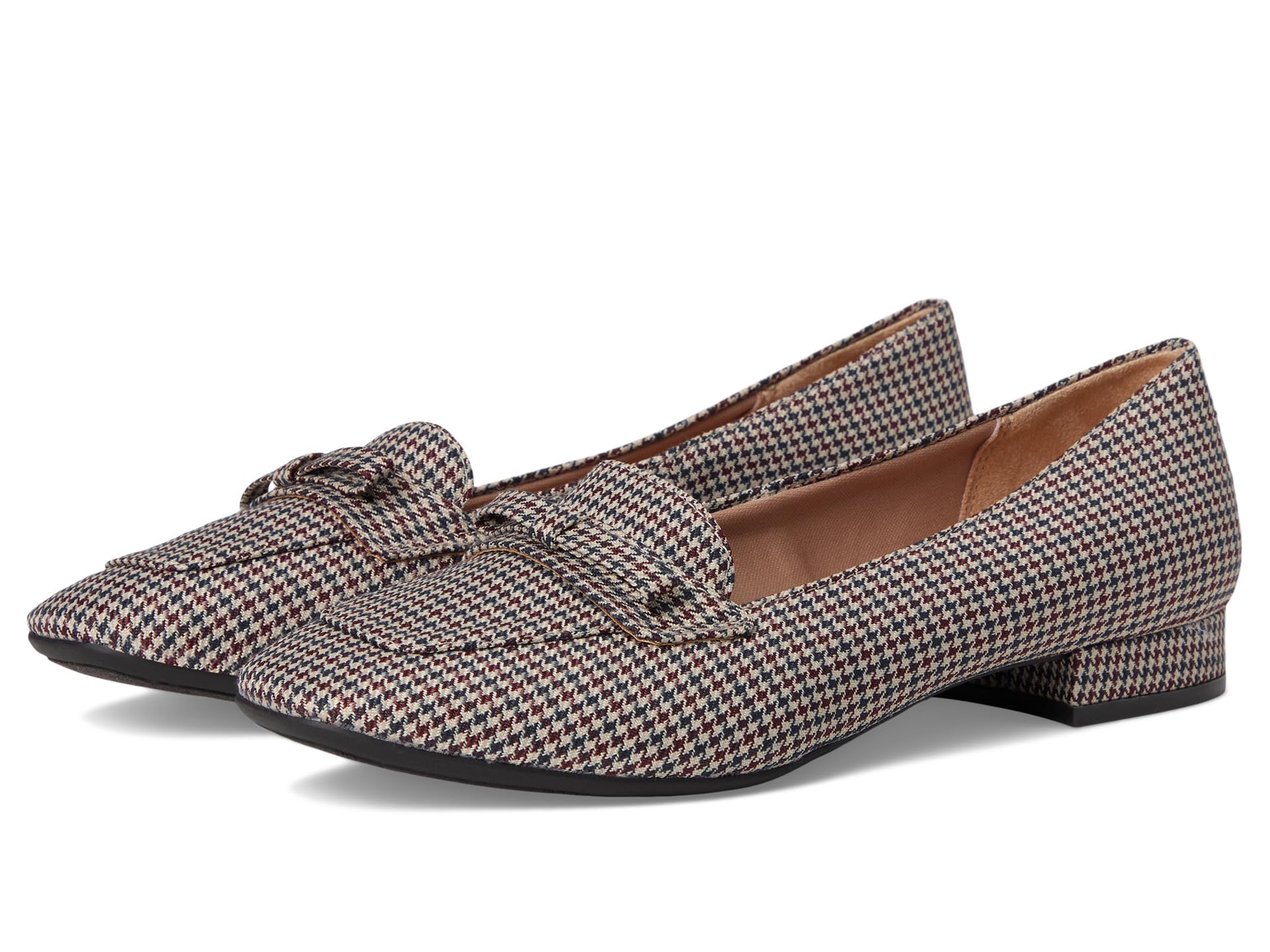 Лоферы LifeStride Claudine Ballerina/Skimmer Shoes, цвет Beige Multi Houndstooth