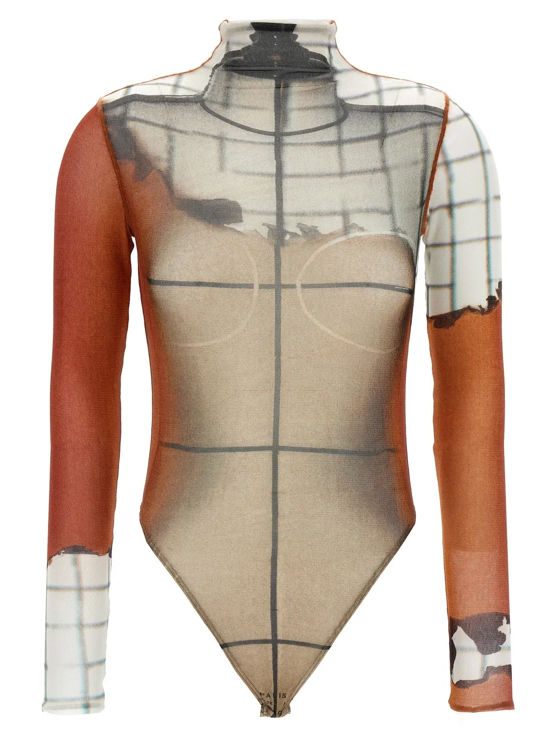 Боди «Огонь» Jean Paul Gaultier, мультицвет