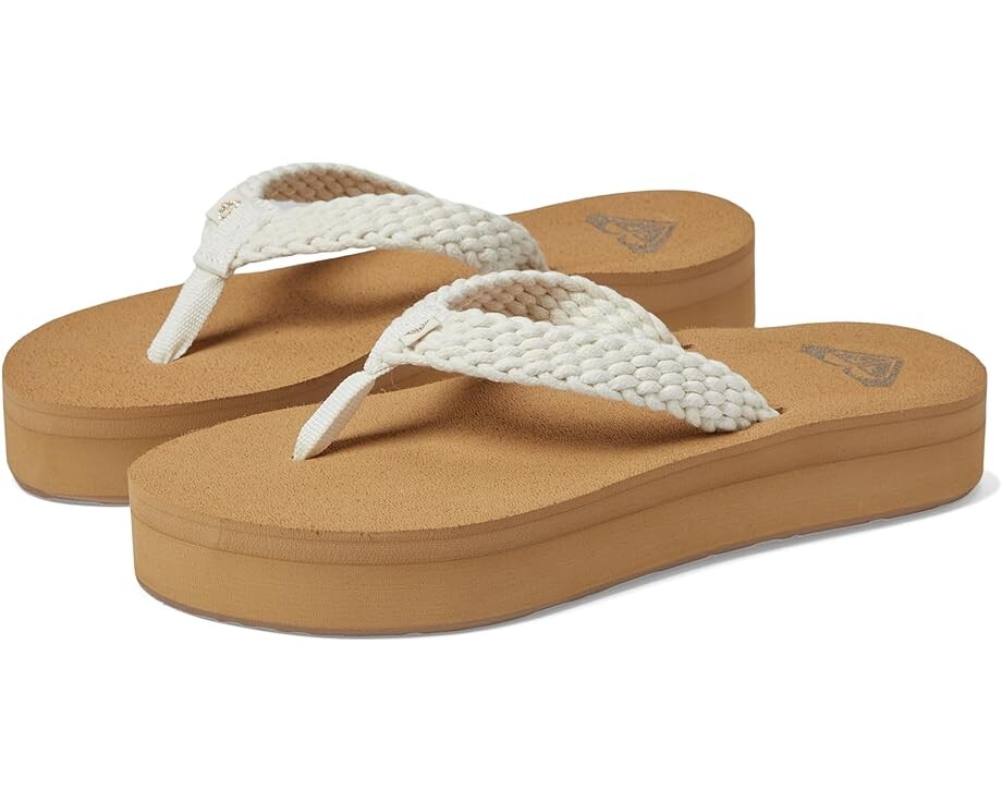 

Сандалии Roxy Porto Platform, кремовый