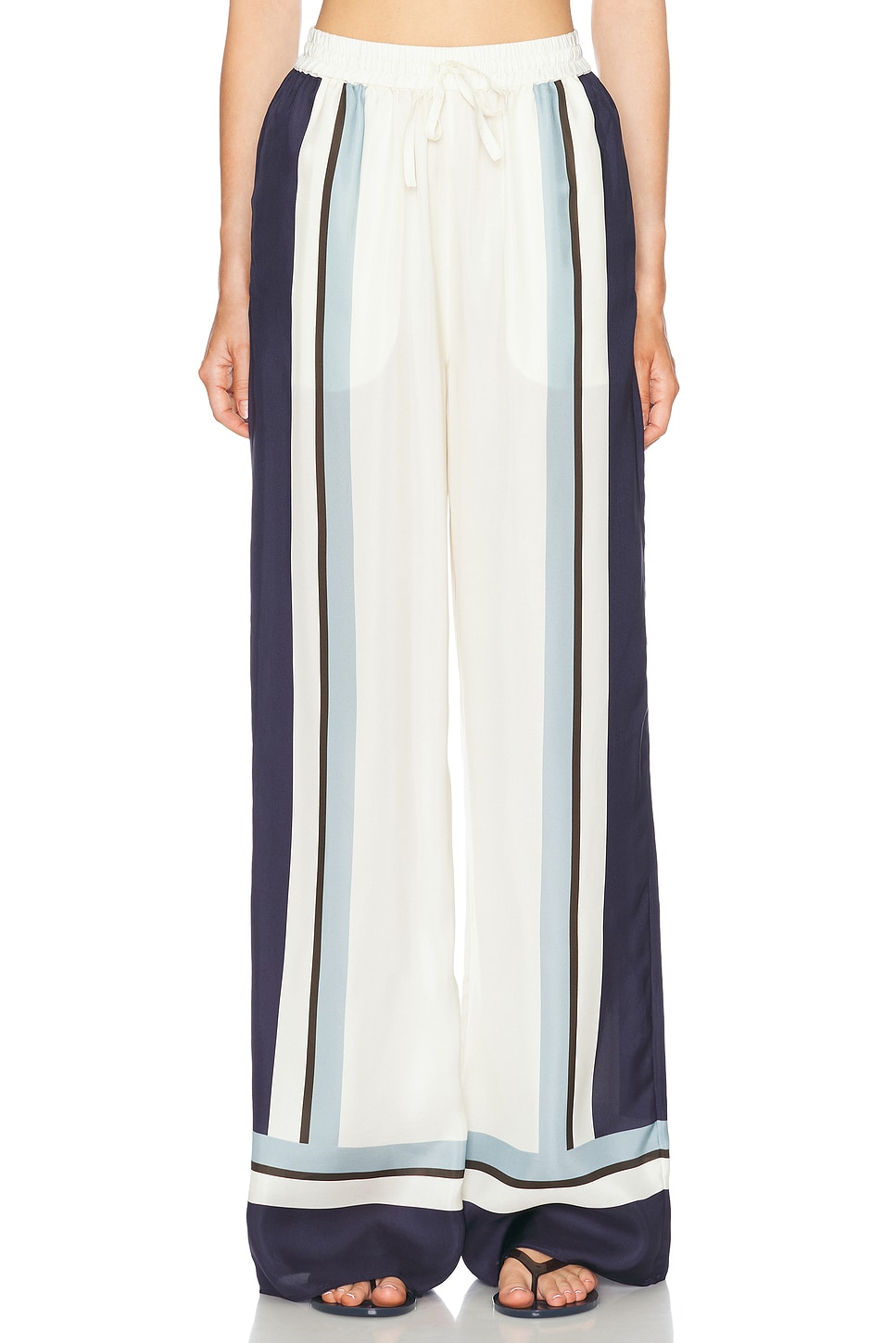 

Sandra Pull On Wide Leg Брюки Nicholas, Athens Scarf Sky
