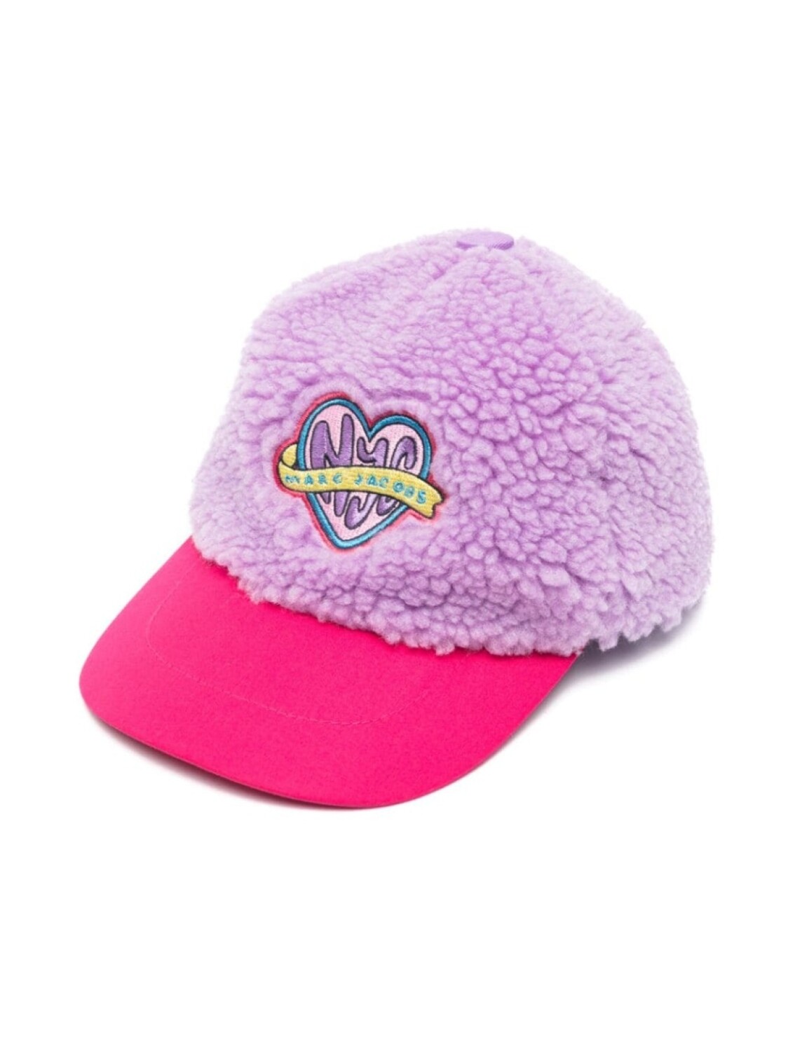 

Marc Jacobs Kids кепка с вышивкой, фиолетовый