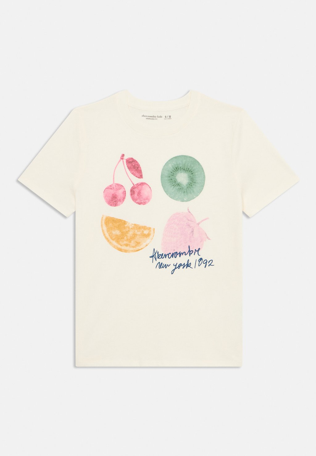 

Футболка с принтом OVERSIZED PHOTOREAL TEE Abercrombie & Fitch, слоновая кость