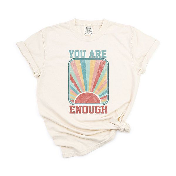 

Футболка You are enough sun garment dyed Simply Sage Market, Ivory, Зеленый, Футболка You are enough sun garment dyed Simply Sage Market, Ivory