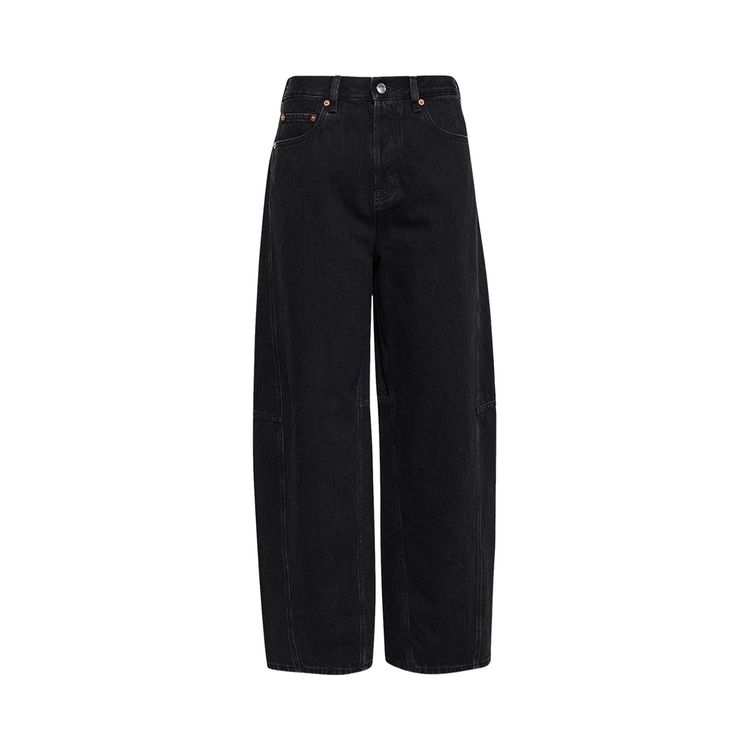 

Брюки Gucci Balloon Denim Pant 'Black', черный