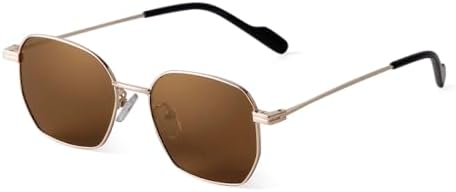 

Модные женские квадратные солнцезащитные очки в металлической оправе, стиль стимпанк, мужские очки для вождения на открытом воздухе с защитой от УФ-излучения UV400 MTZJH, C4