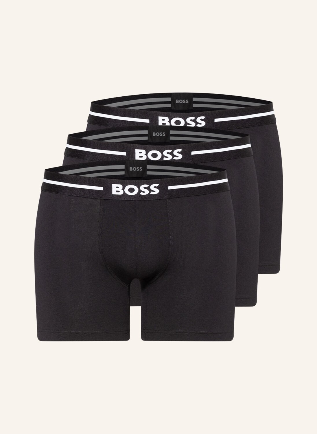 

3 пары боксеров Boss, черный