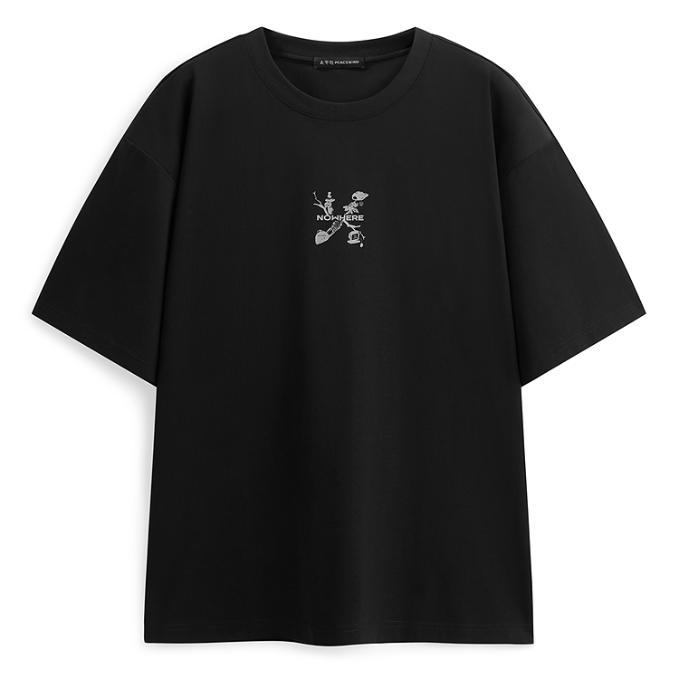 

PEACEBIRD MEN Футболка Unisex Black