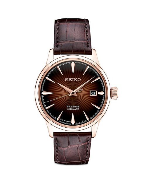 

Часы Seiko Presage, 40,5 мм Seiko Watch, цвет Brown