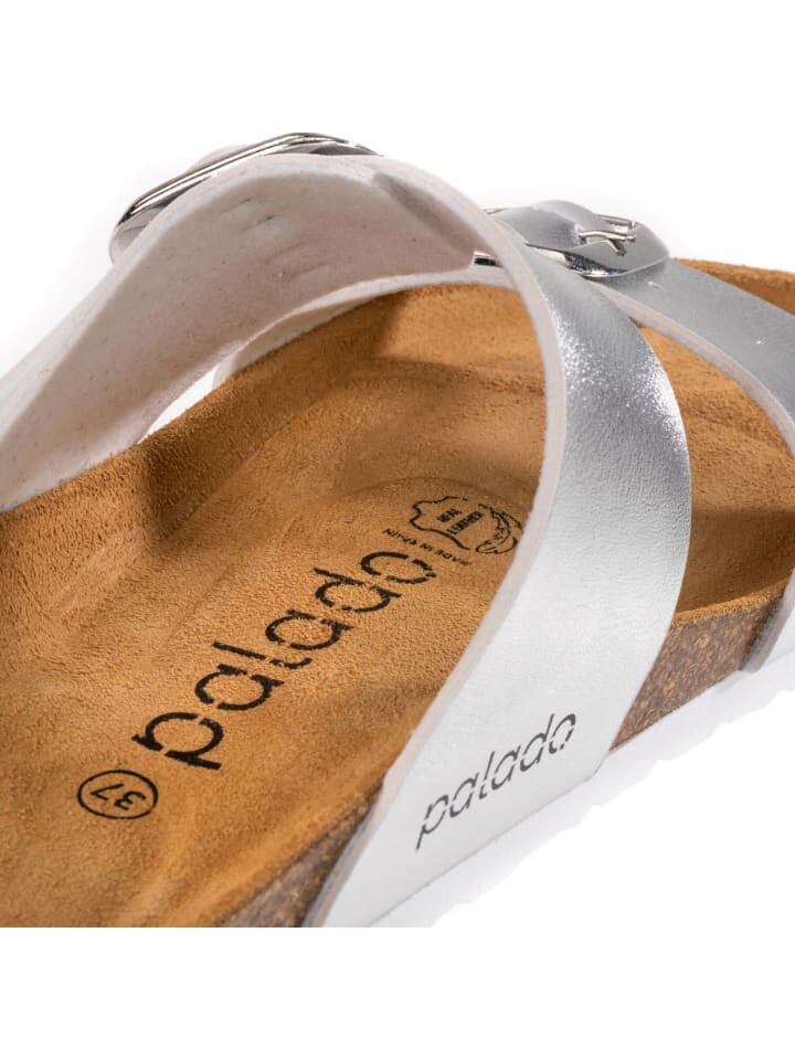 Мюли palado, цвет metallic silber — фото 3