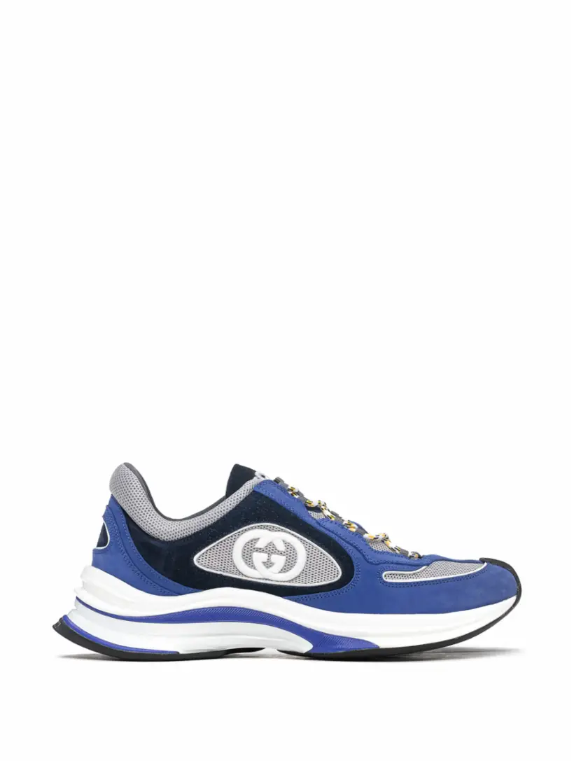 

Комбинированные кроссовки Gucci Run Gucci, мультиколор