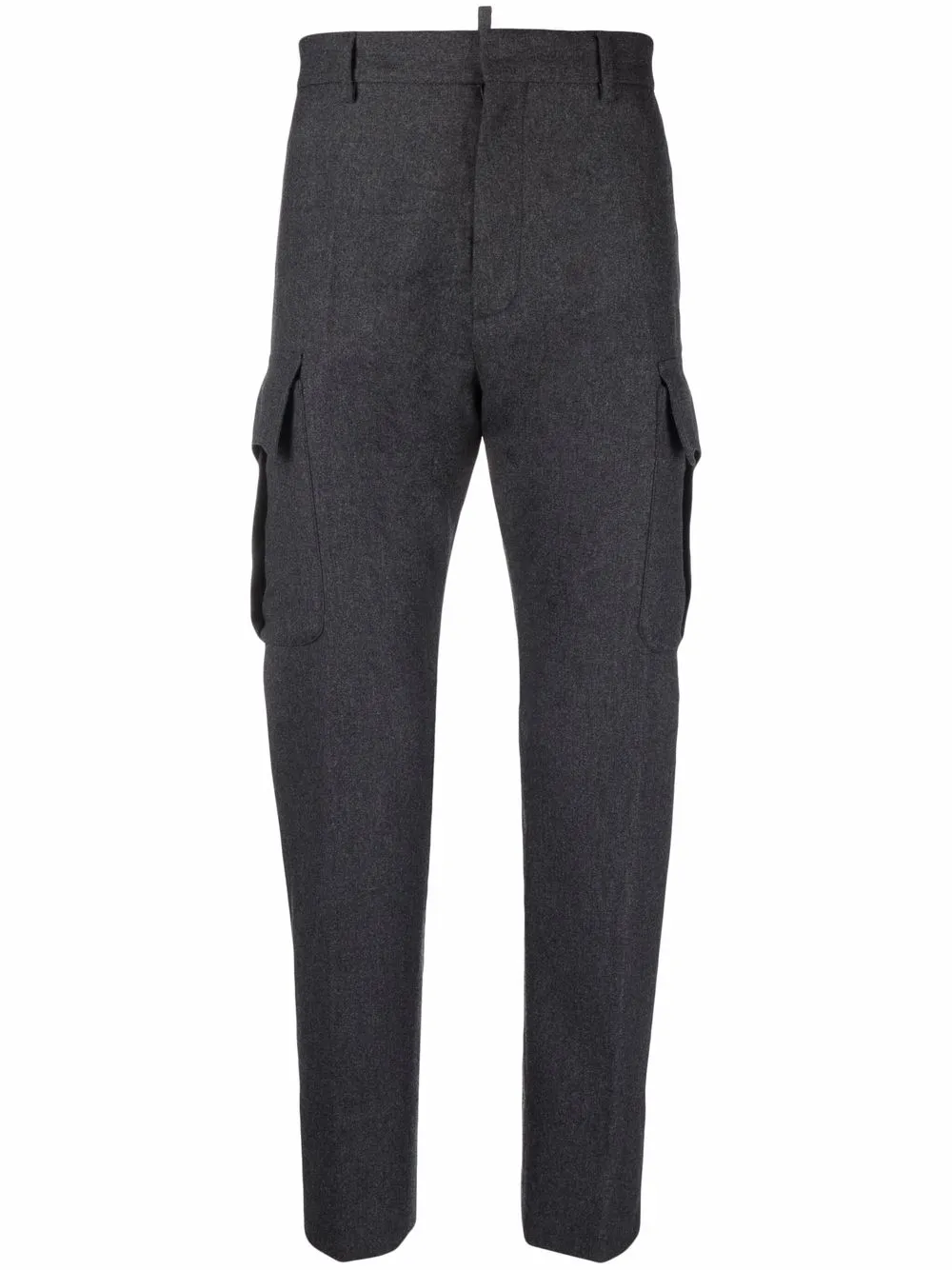 

Зауженные фетровые брюки DSQUARED2, серый