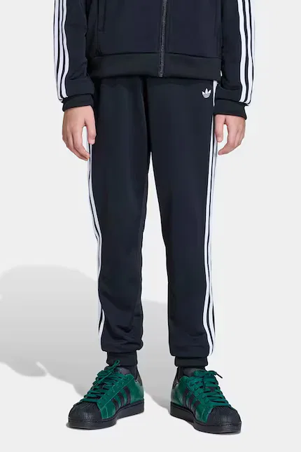 Спортивные штаны детские из полиэстера Adidas Originals, черный