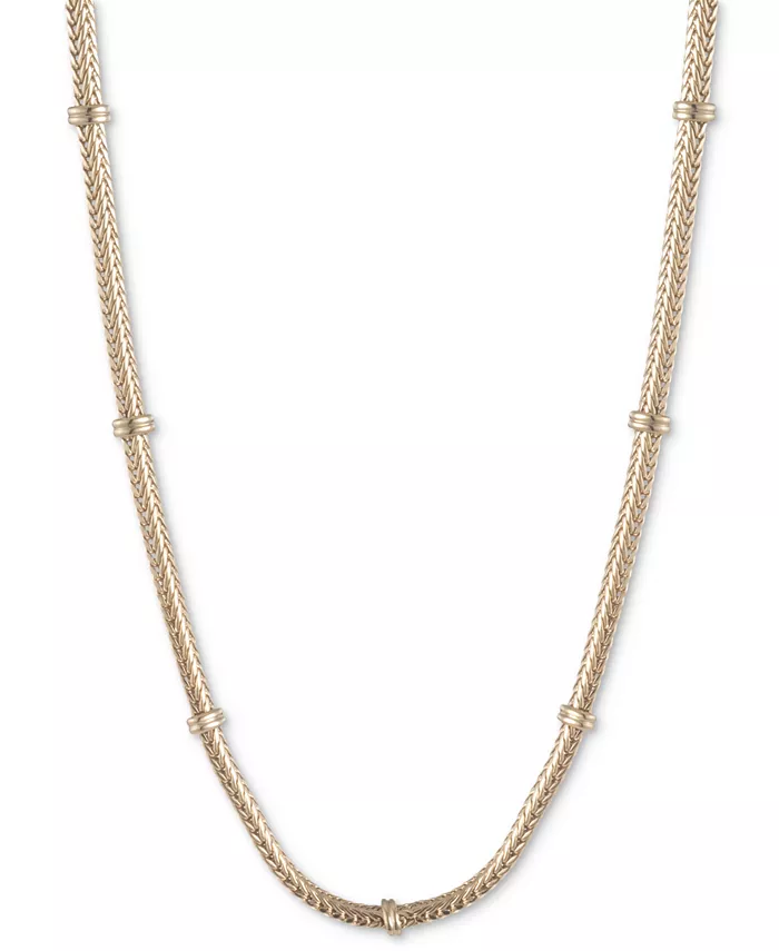 

Ожерелье-воротник с золотистой цепочкой «ёлочка» длиной 16 дюймов Lauren Ralph Lauren