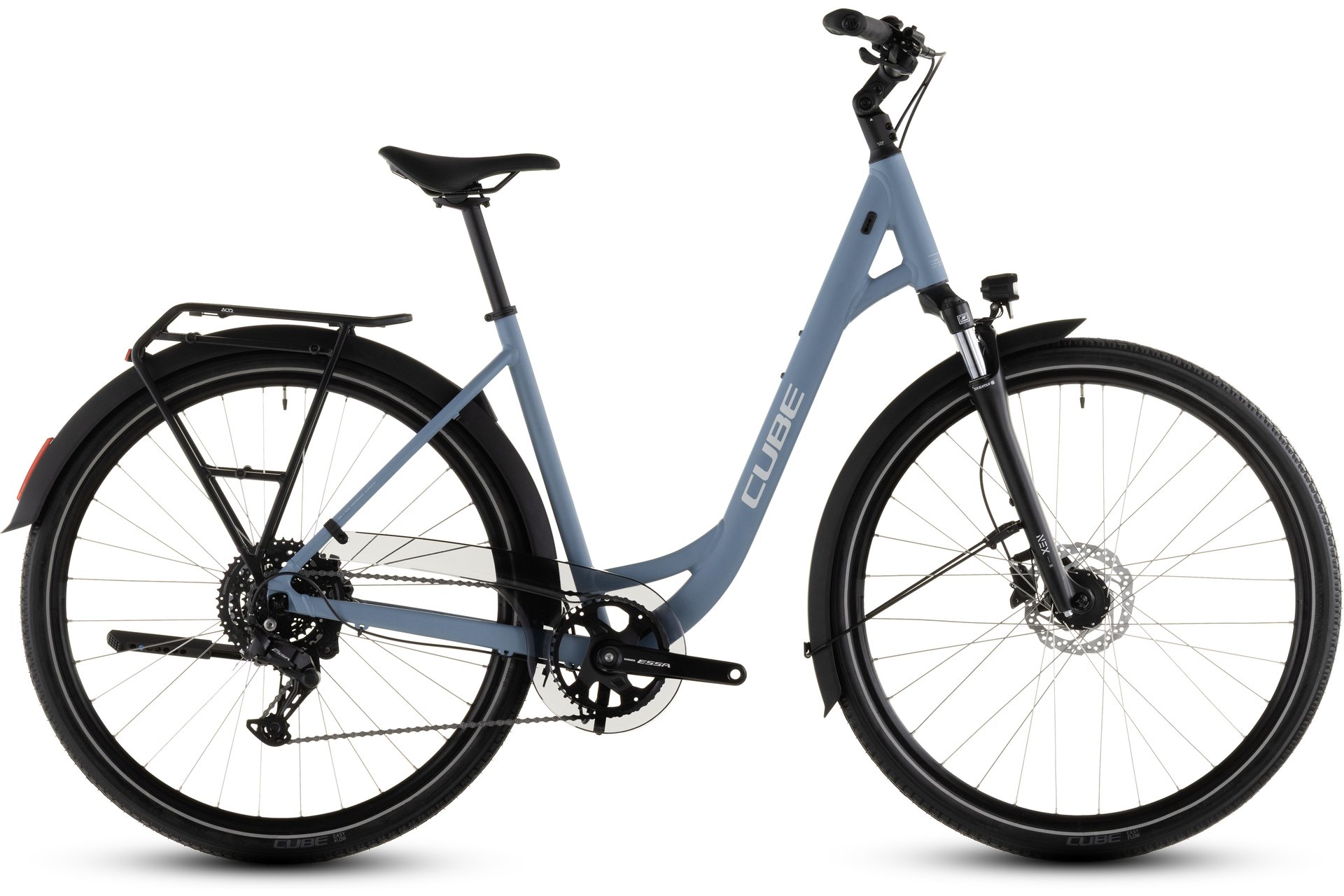 

Трекинговый велосипед Cube Touring one - 28 дюймов - tiefeinsteiger - 2026, blau | bluebird´n´grey