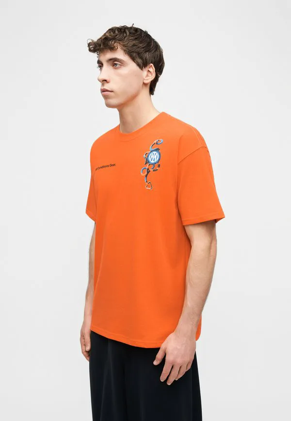 Спортивная футболка "интер милан" Nike Performance, Safety Orange — фото 4