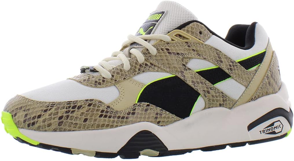 

Мужские кроссовки PUMA R698 на шнуровке повседневные - белые